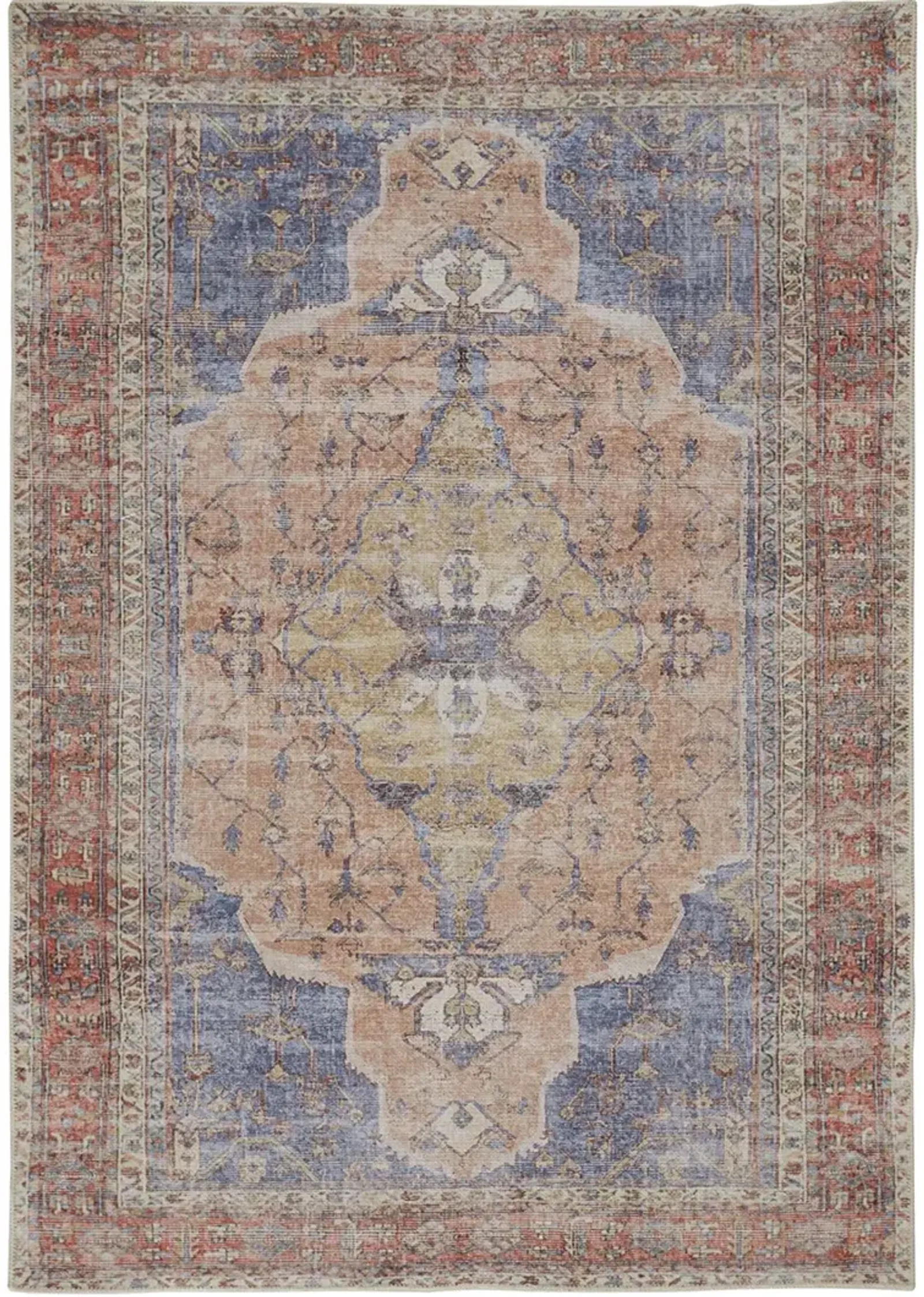 Percy 39APF Red/Tan/Blue 7'10" x 9'10" Rug