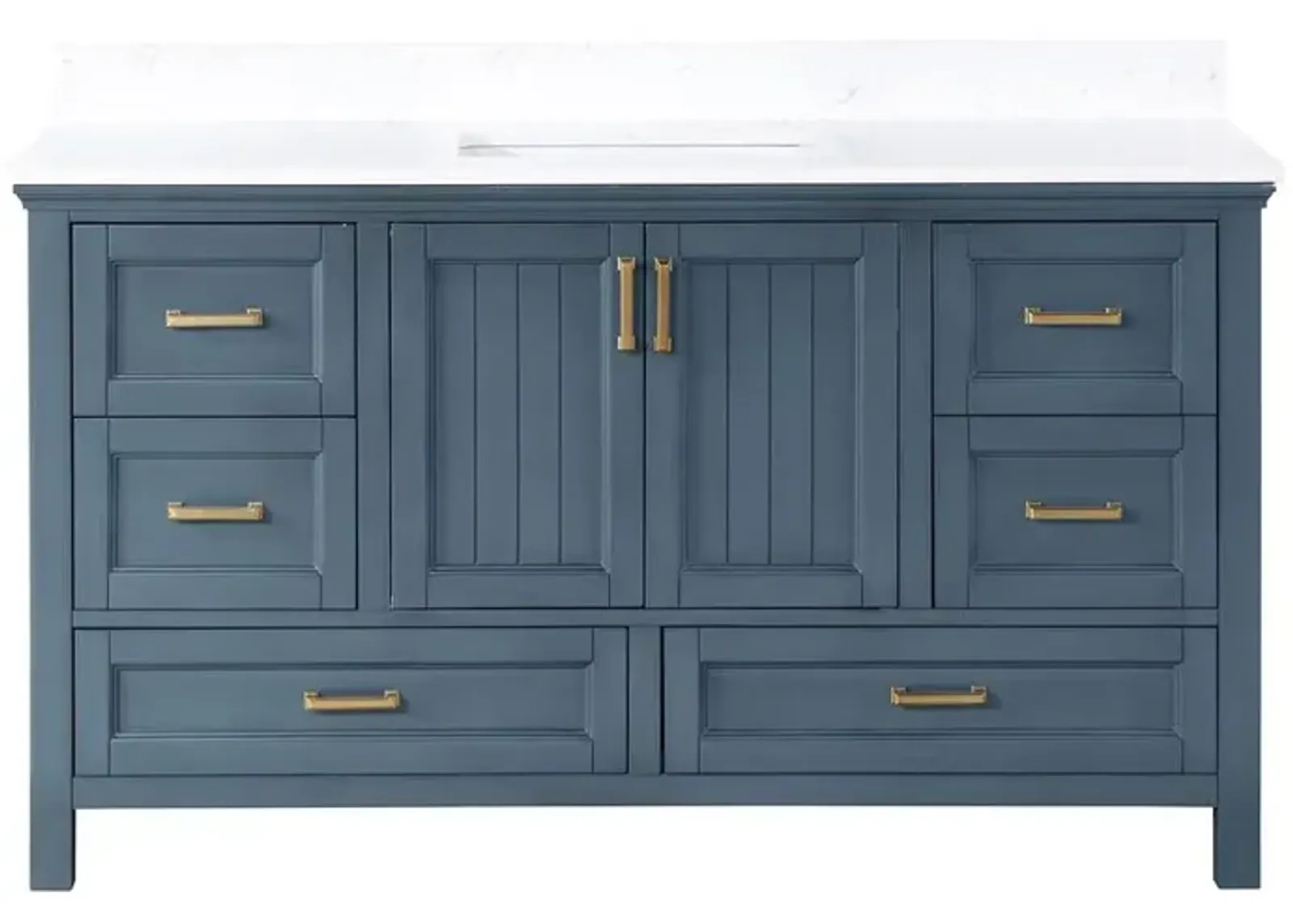 Altair 60 Single Bathroom Vanity Set in Classic Blue without Mirror