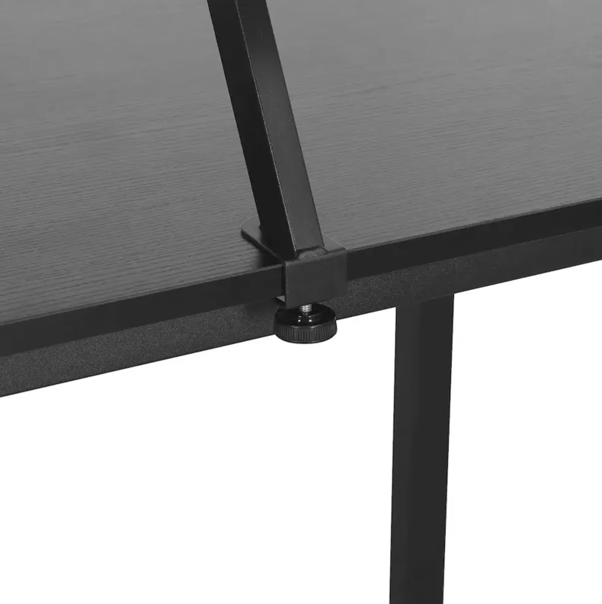 Techni Mobili Industrial Writing Desk, Black