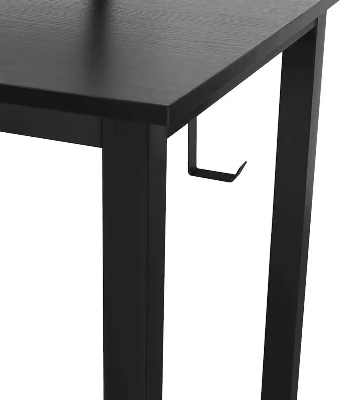 Techni Mobili Industrial Writing Desk, Black