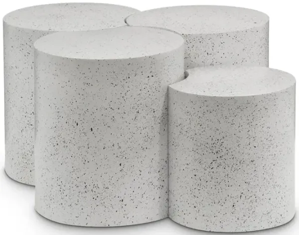 Meridian Furniture Dimple White Coffee Table