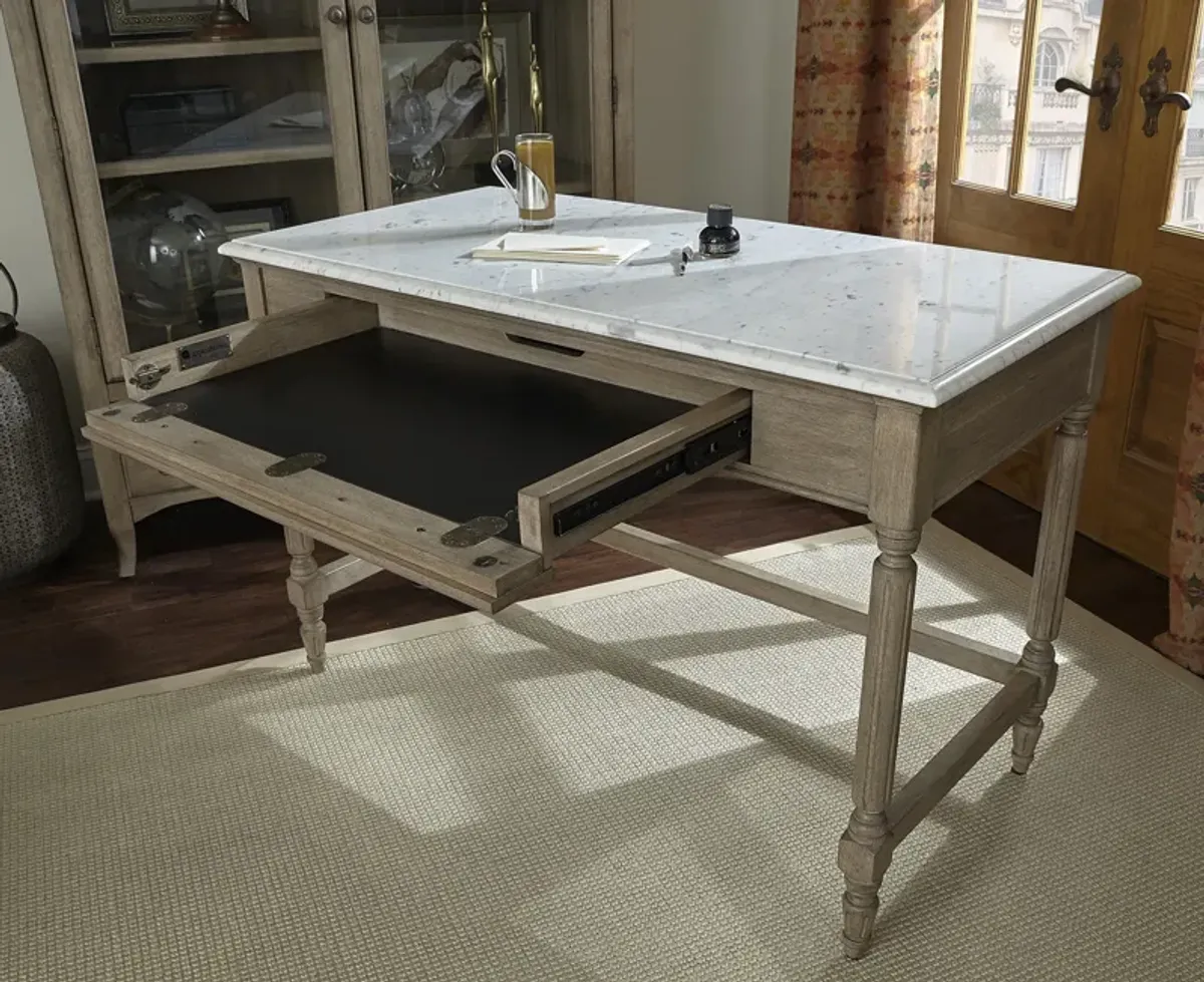 Provence Writing Desk with Marble Top