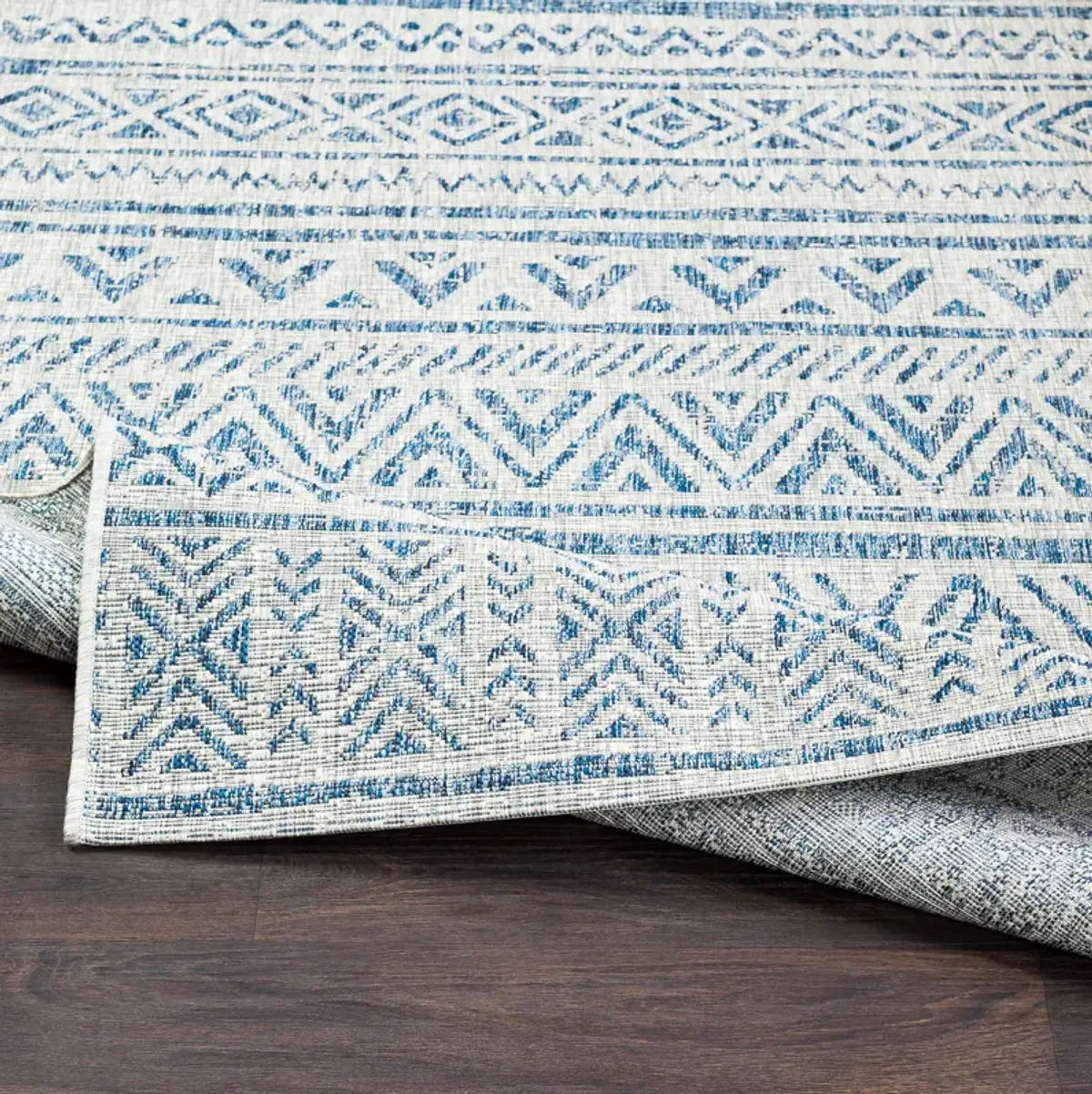 Eagean EAG-2347 7'10' Square Blue Rug