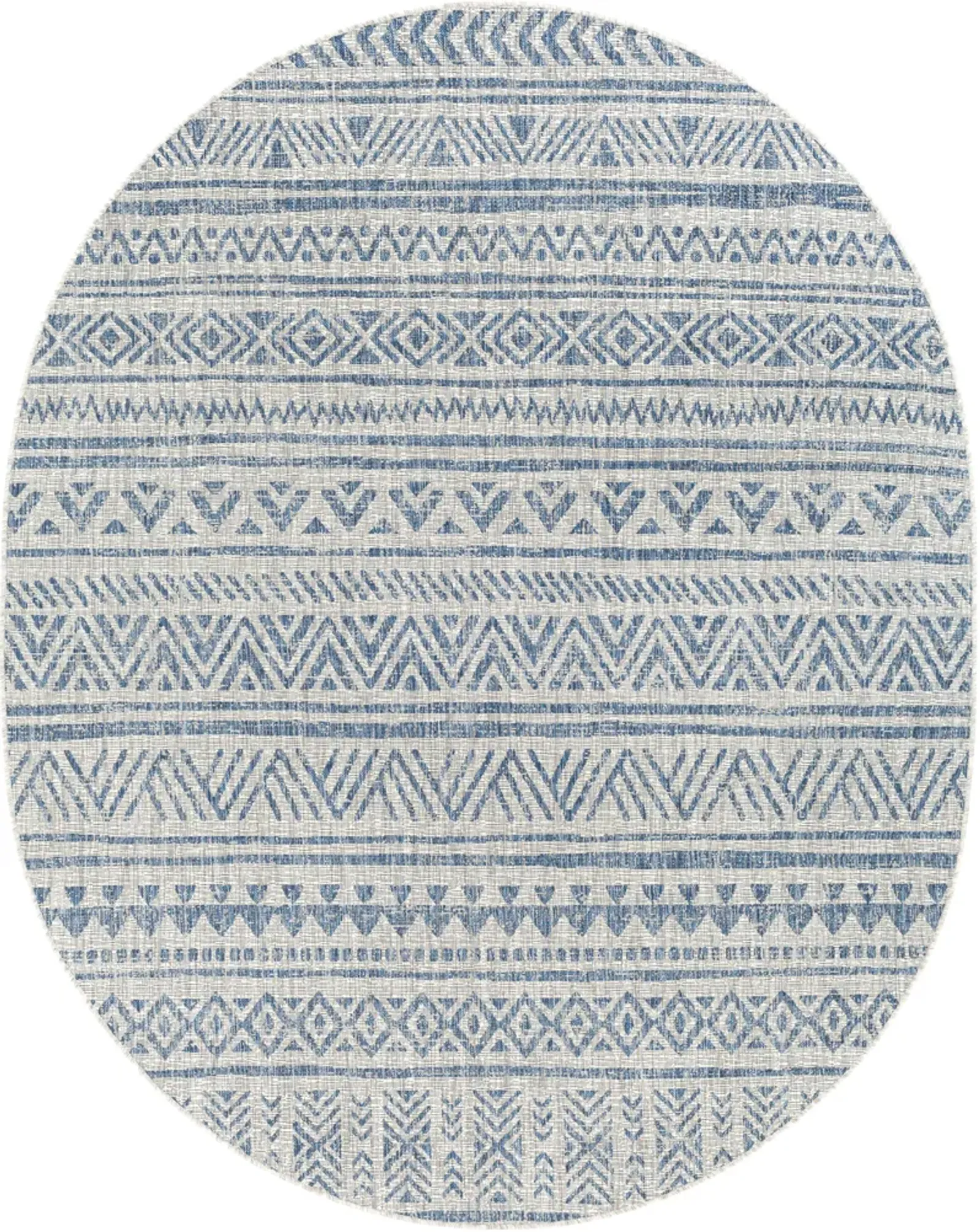 Eagean EAG-2347 7'10' Square Blue Rug