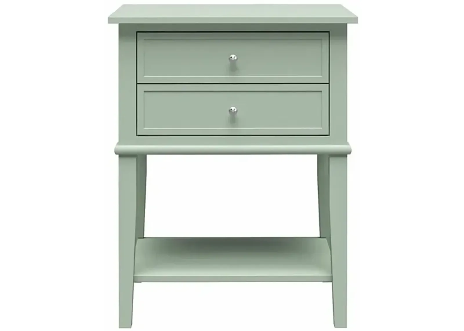 Franklin Accent Table with 2 Drawers and Lower Shelf