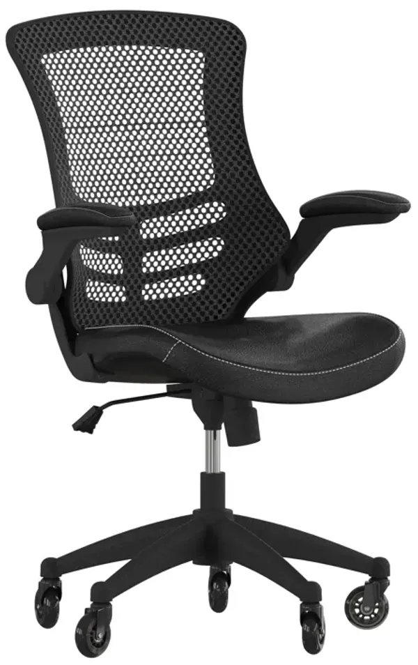 Kelista Desk Chair with Transparent Roller Wheels