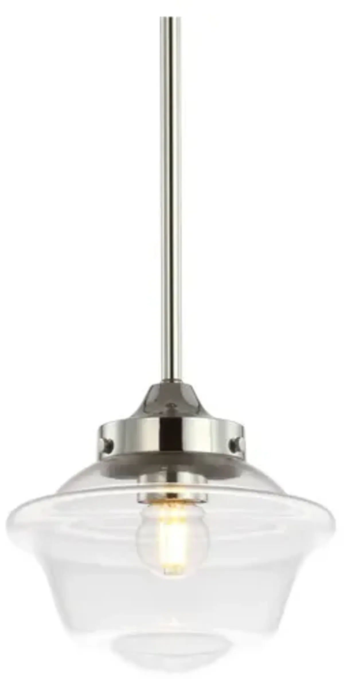 Kurtz Adjustable Drop Metal/Glass LED Pendant