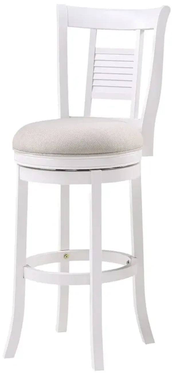 Palmer 30" Swivel Stool - Antique White