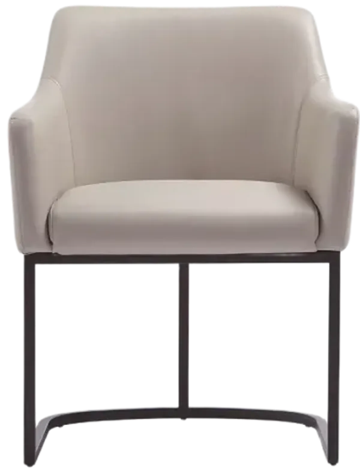 Serena Light Gray Dining Arm Chairs (Set of 2)