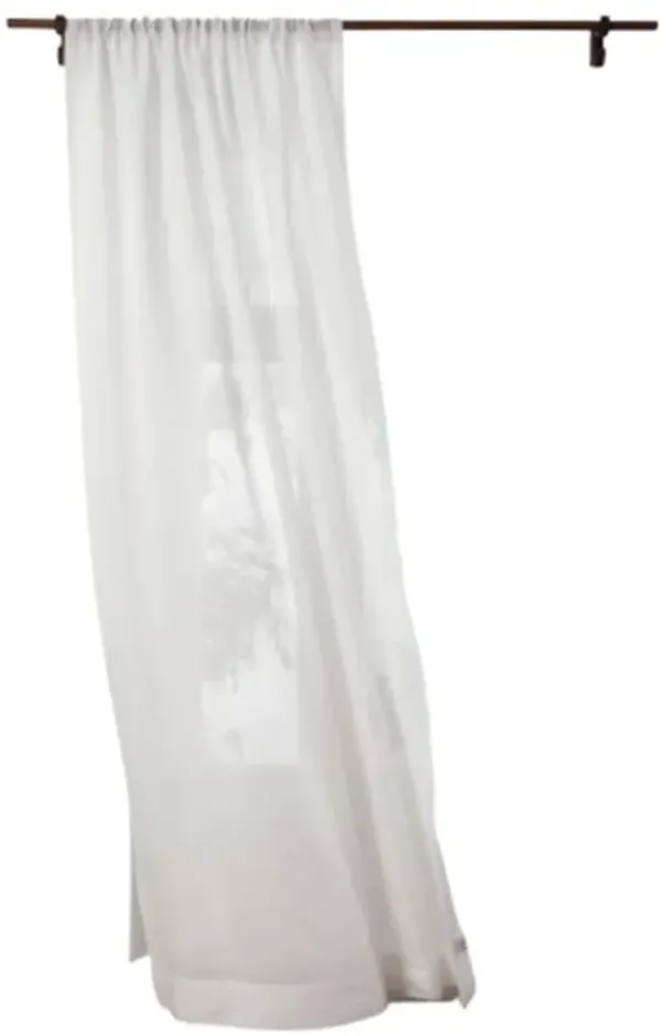 Solino Home 100% Pure Linen Curtain - Sheer Curtain