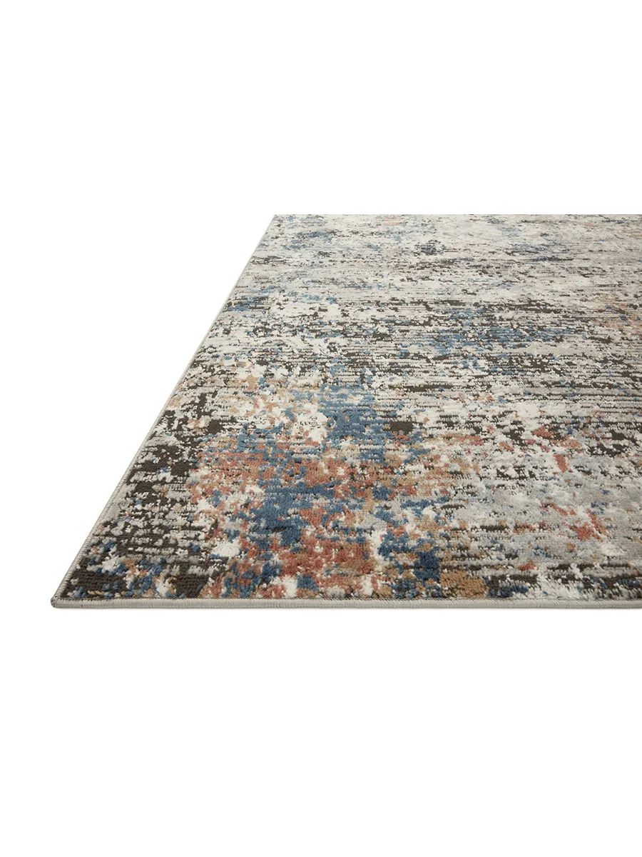 Bianca BIA06 Granite/Multi 6'7" x 9'2" Rug