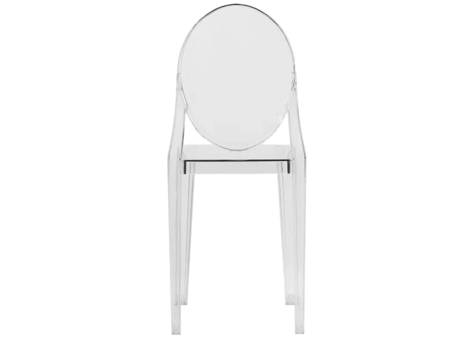 LeisureMod Marion Transparent Acrylic Modern Chair