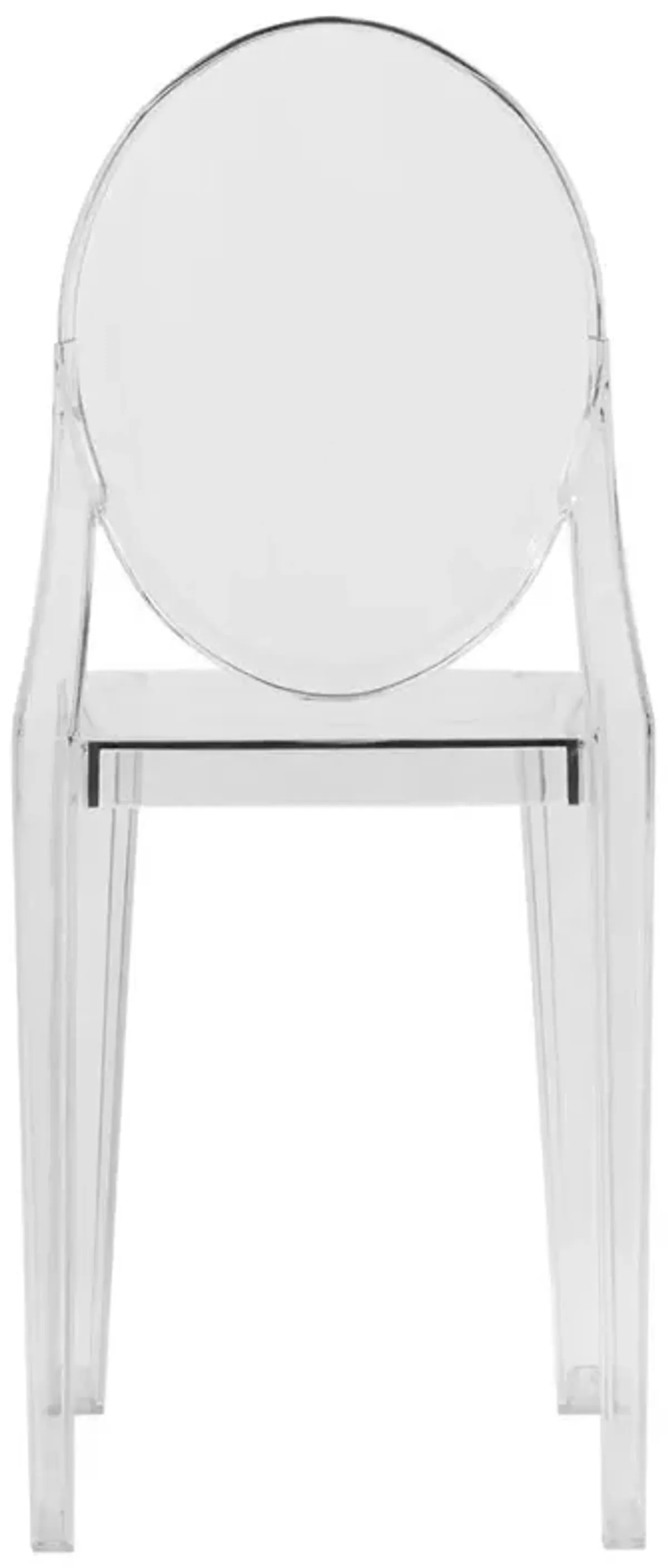 LeisureMod Marion Transparent Acrylic Modern Chair