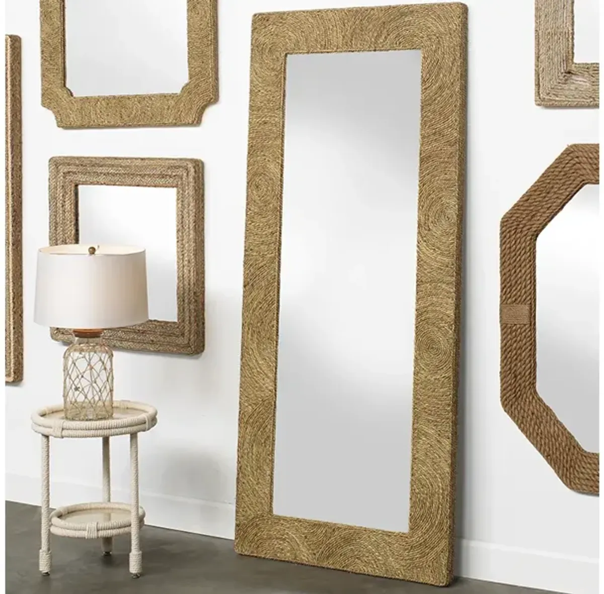 Harbor Seagrass Floor Mirror