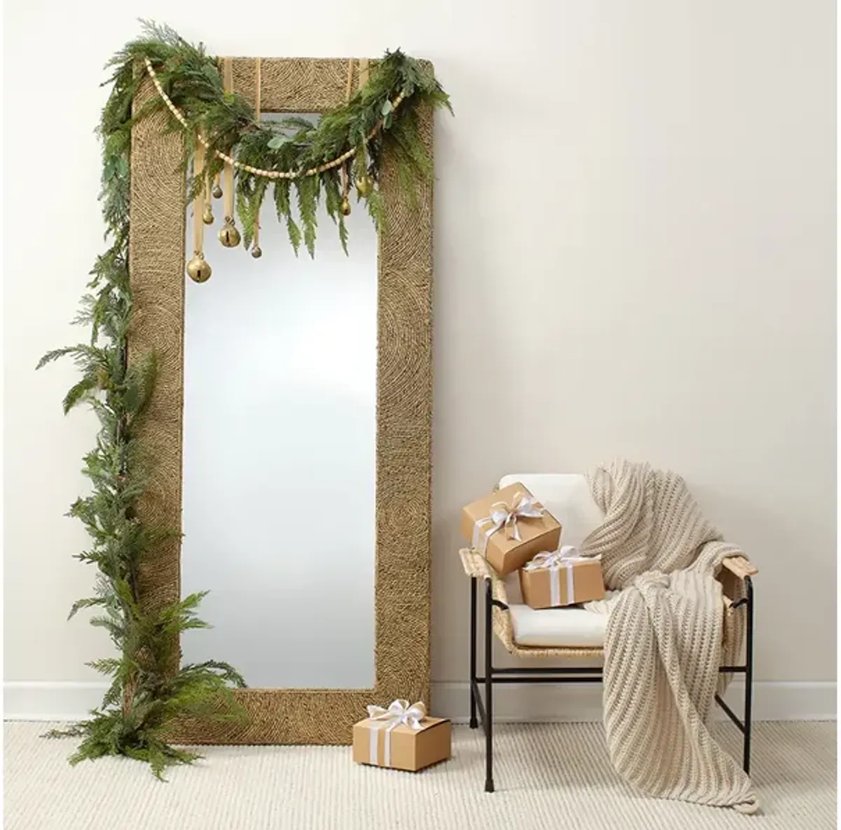 Harbor Seagrass Floor Mirror