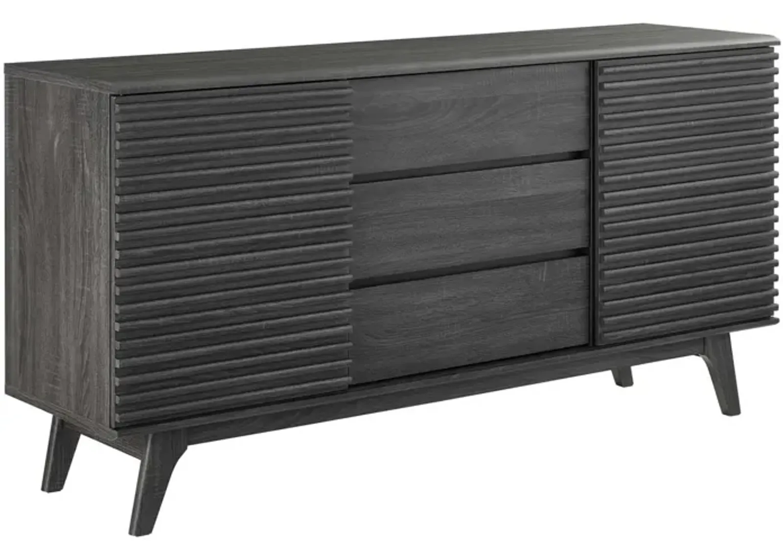 Render 63" Sideboard Buffet Table or TV Stand-Benzara