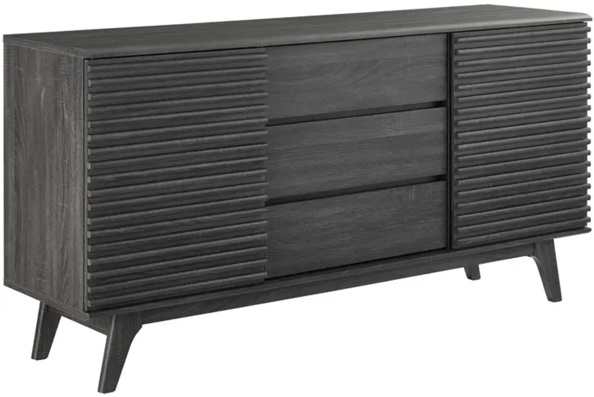 Render 63" Sideboard Buffet Table or TV Stand-Benzara