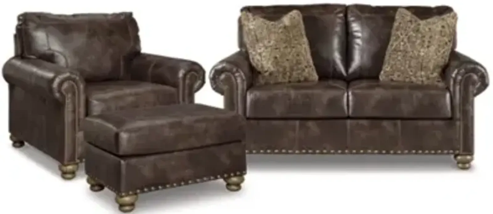 Nicorvo Loveseat, Chair, and Ottoman