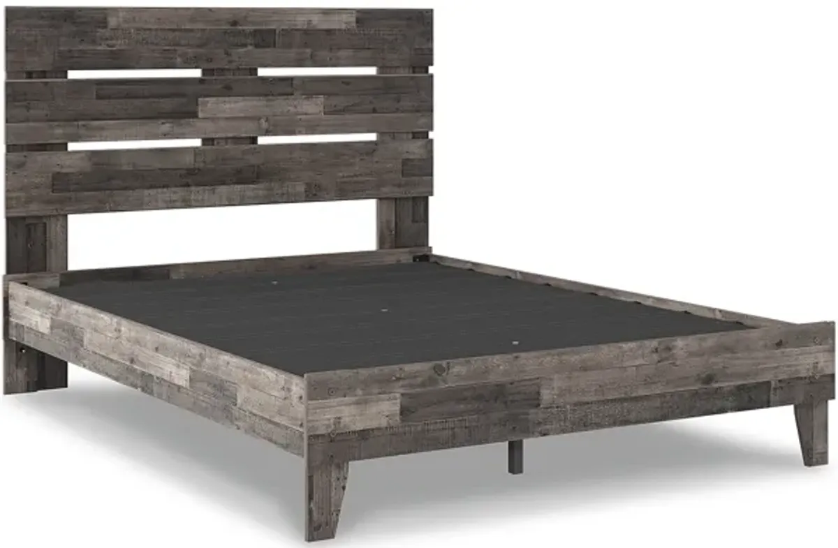 Queen Panel Platform Bed