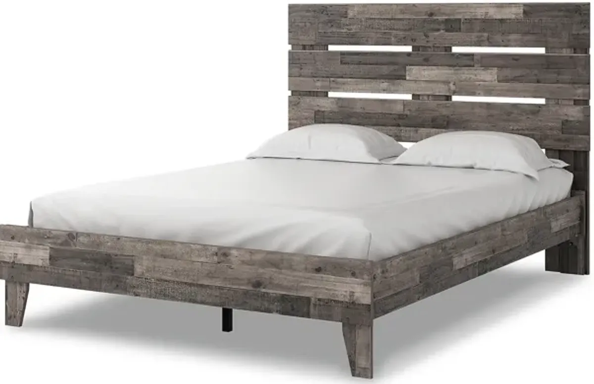 Queen Panel Platform Bed