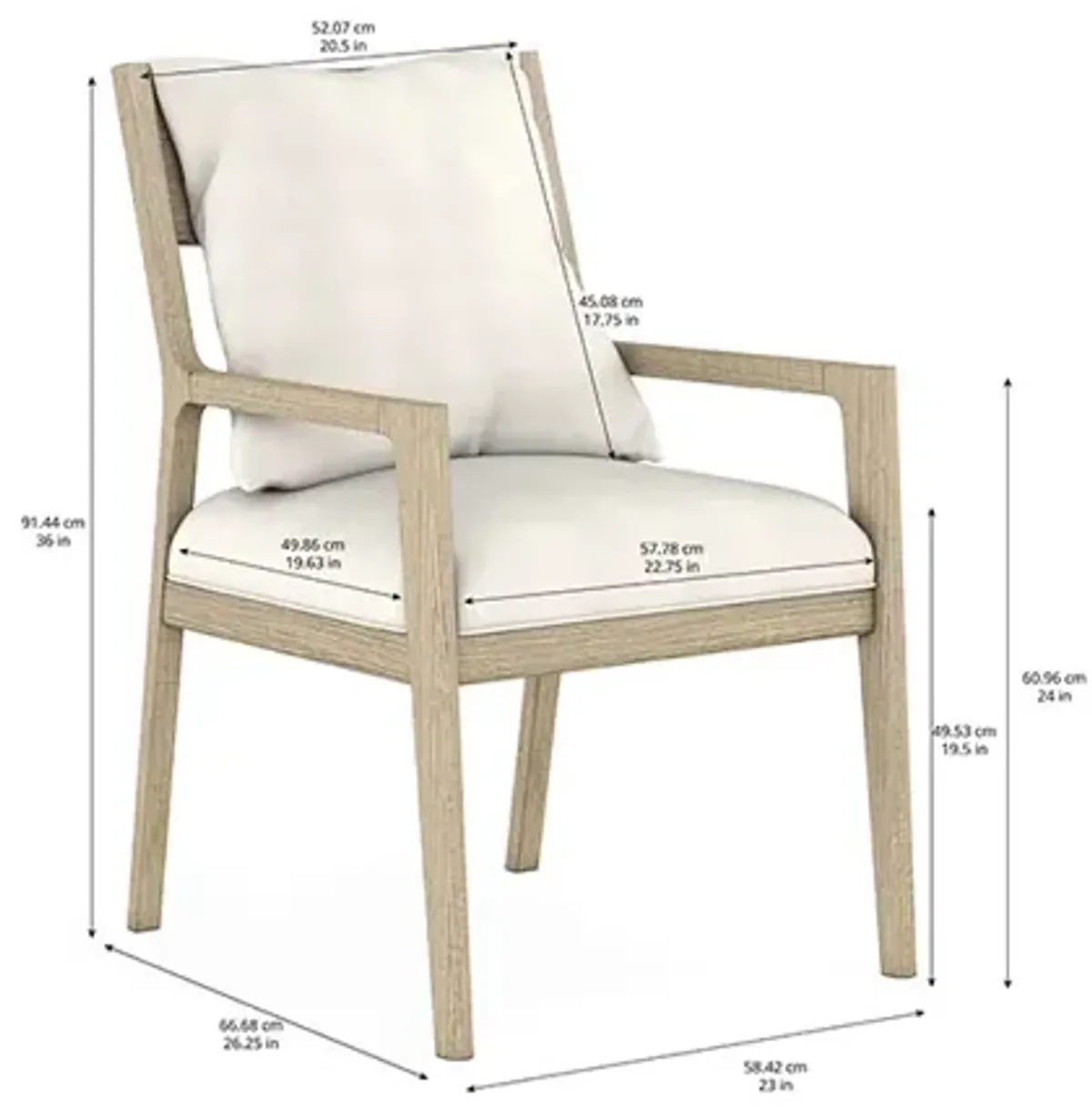 North Side Upholstered Arm Chair (Set of 2)
