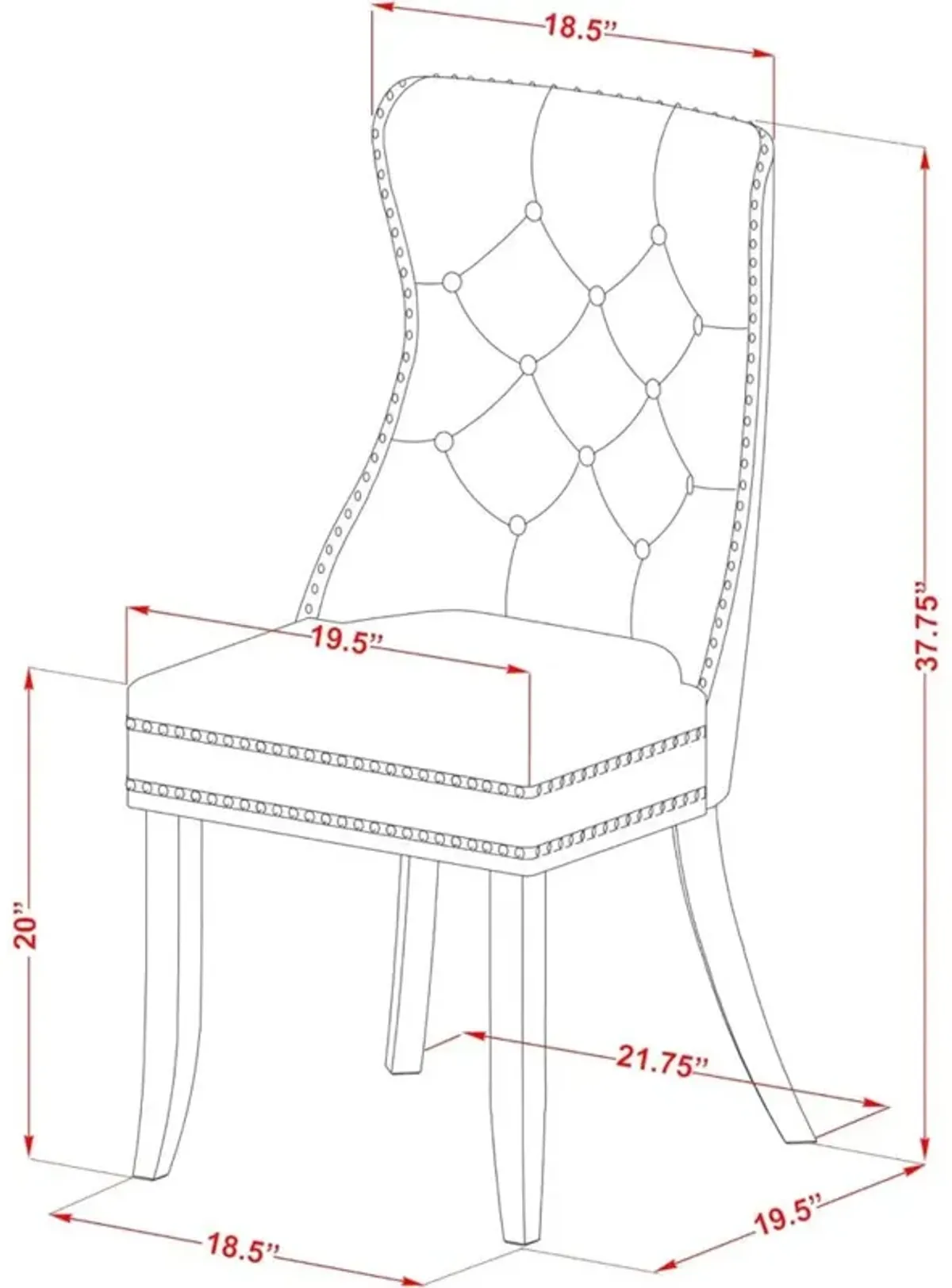 3 Piece Dinette Set Consists of a Square Kitchen Dining Table