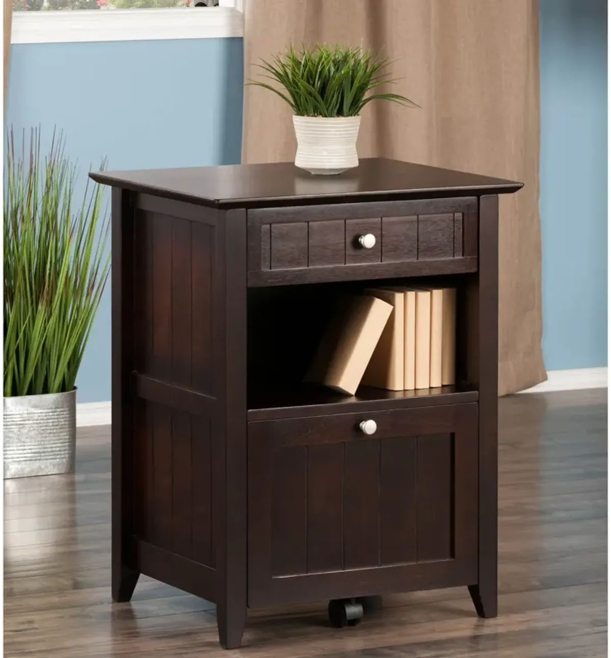 Burke Home Office File Cabinet, Coffee