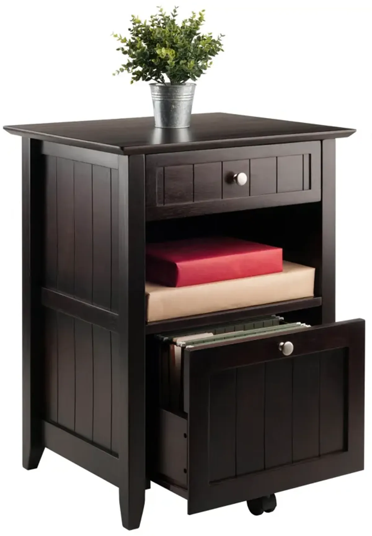 Burke Home Office File Cabinet, Coffee