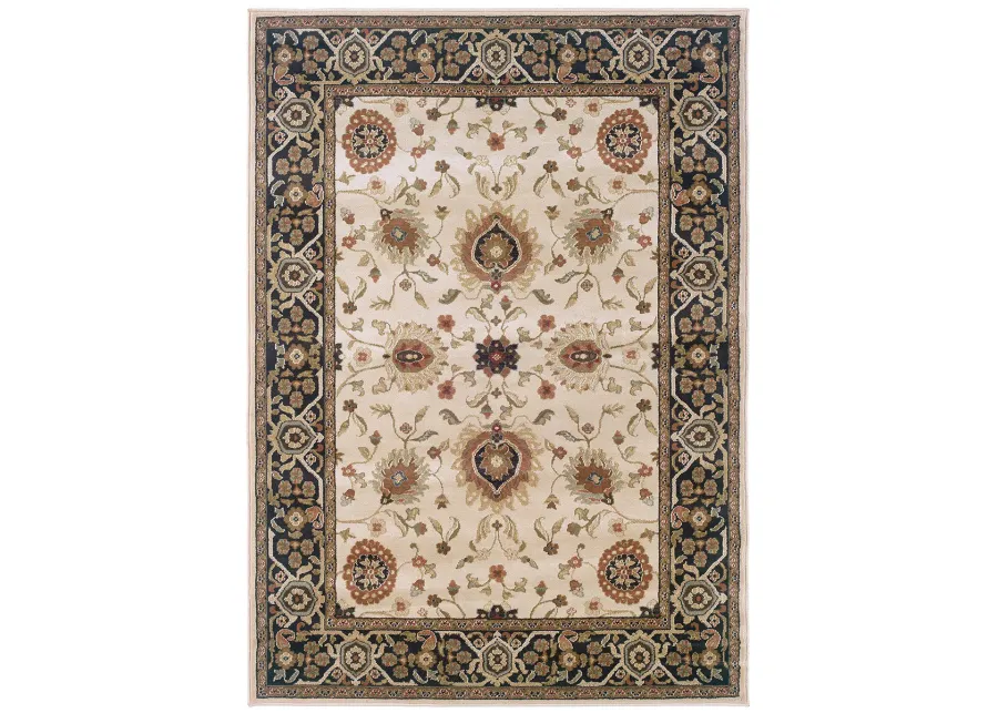 Hudson 6'7" x 9'6" Beige Rug