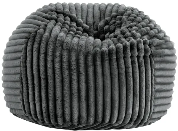 Sky Luxe Gun Metal Grey Memory Foam Lounger