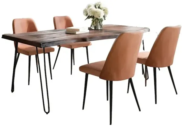 Jofran Nature's Edge Five Piece Solid Acacia Dining Set