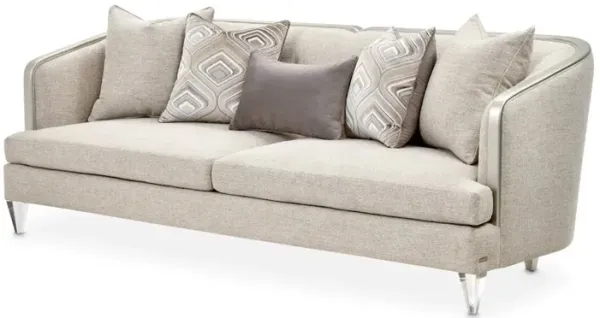 Michael Amini Camden Court Sofa - Flax/Platinum