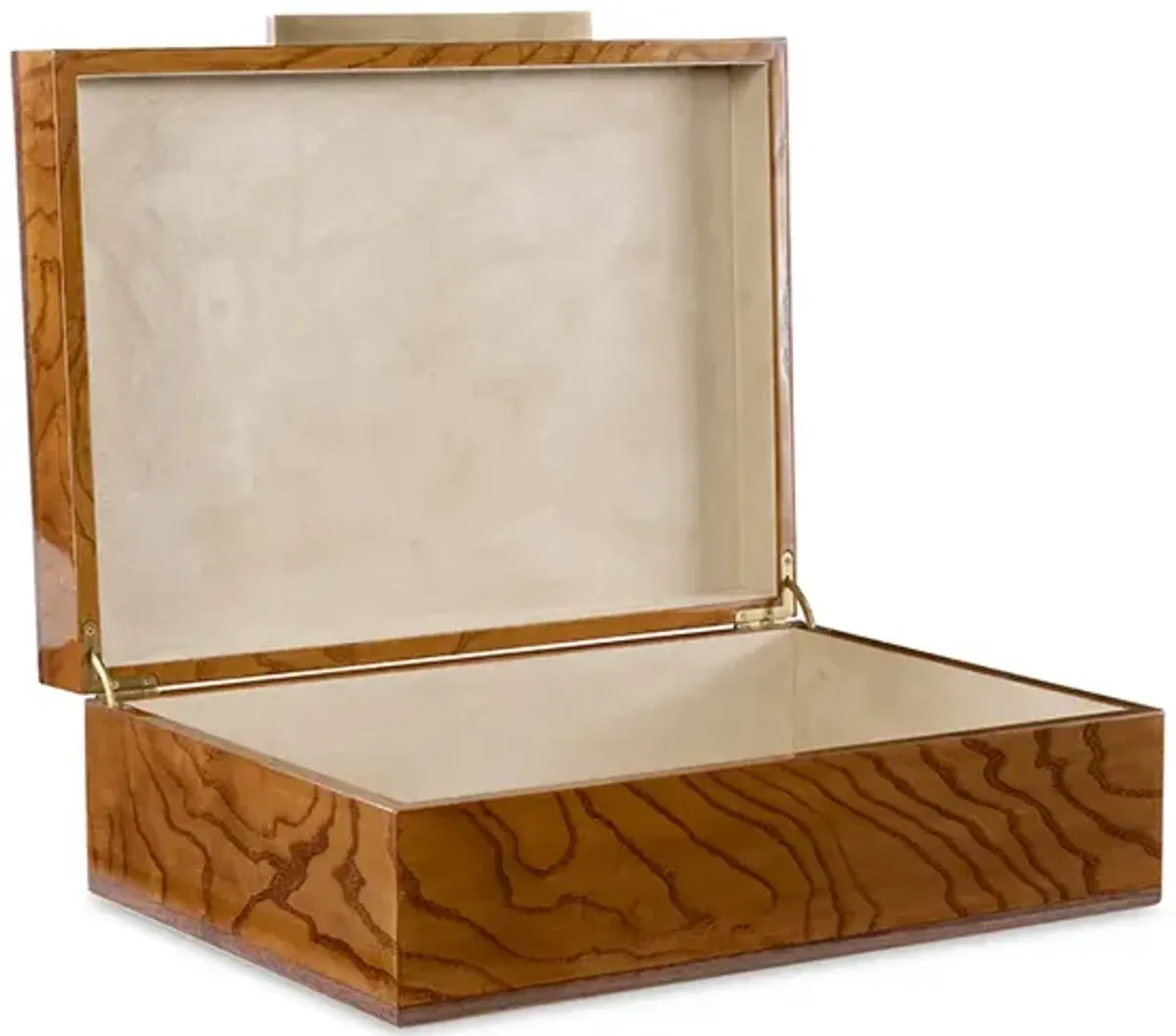 Walnut And Brass Box