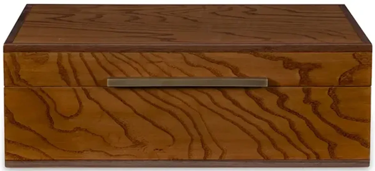 Walnut And Brass Box