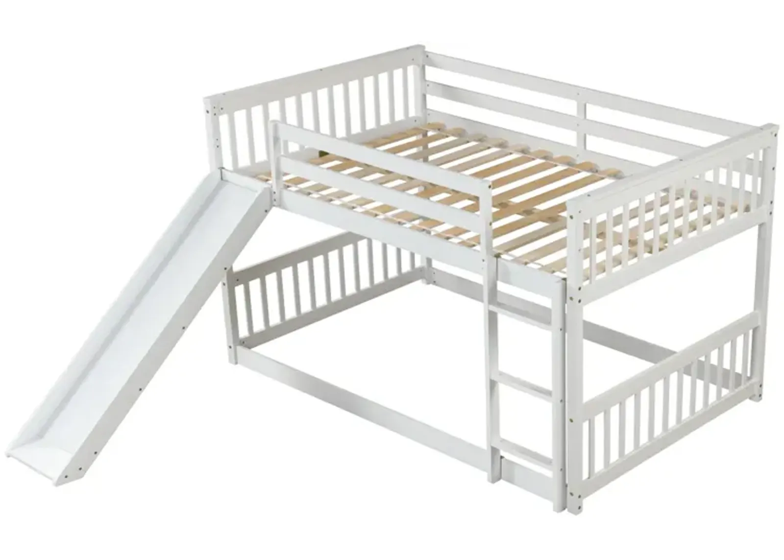 Full Over Full Bunk Bed With Slide