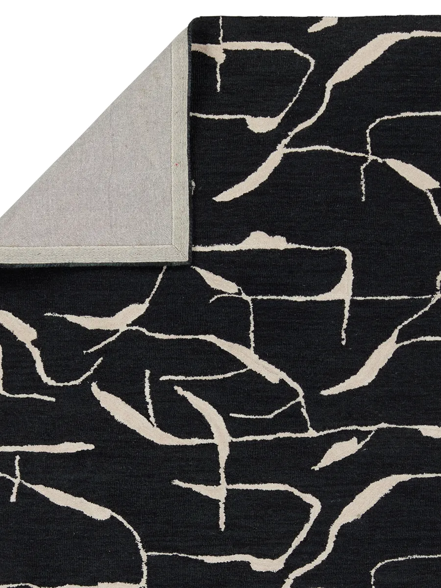 Mallino By Nikki Chu Noir Black 9' x 12' Rug