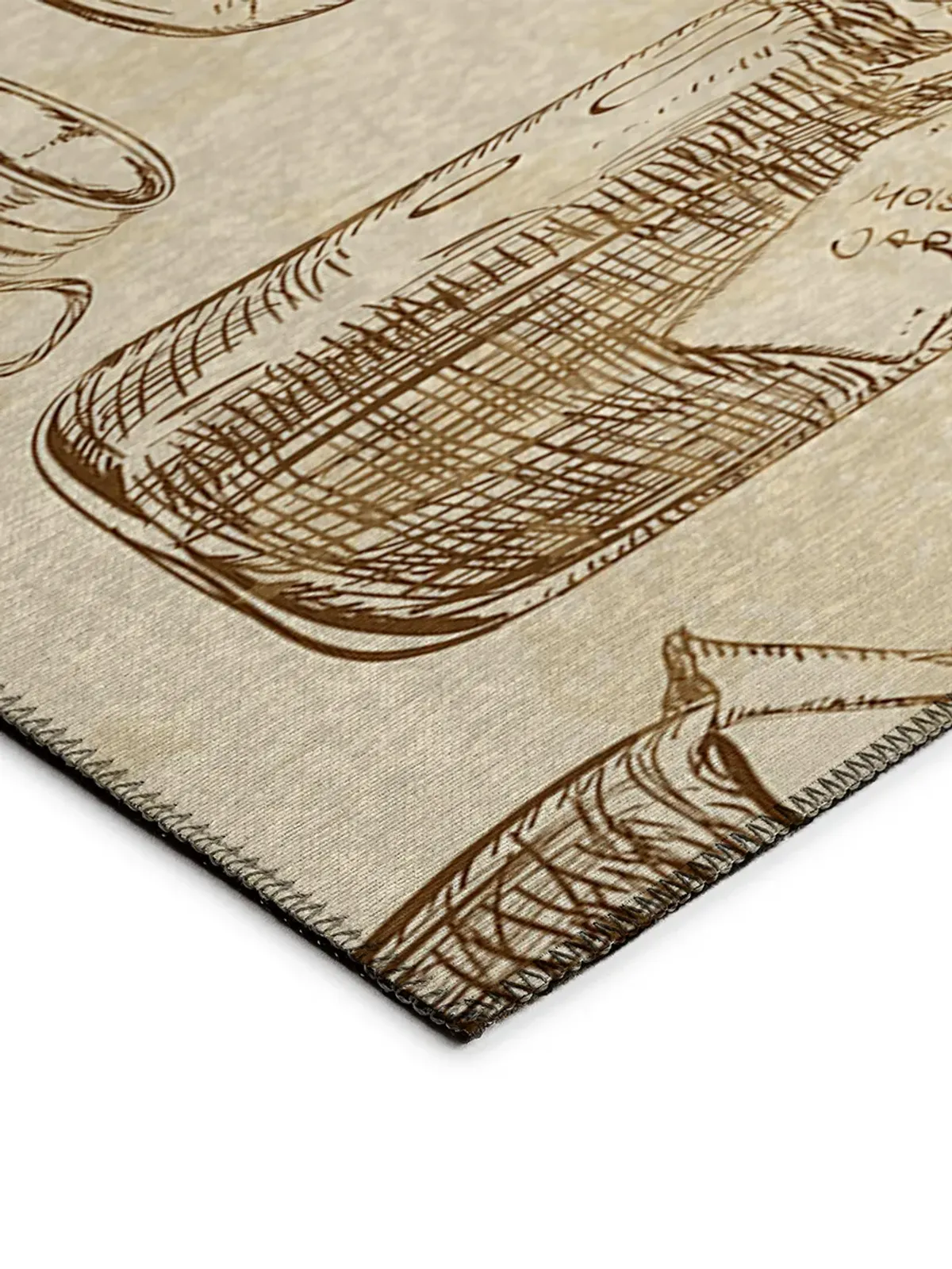 Kendall KE18 Parchment 2'3" x 7'6" Rug