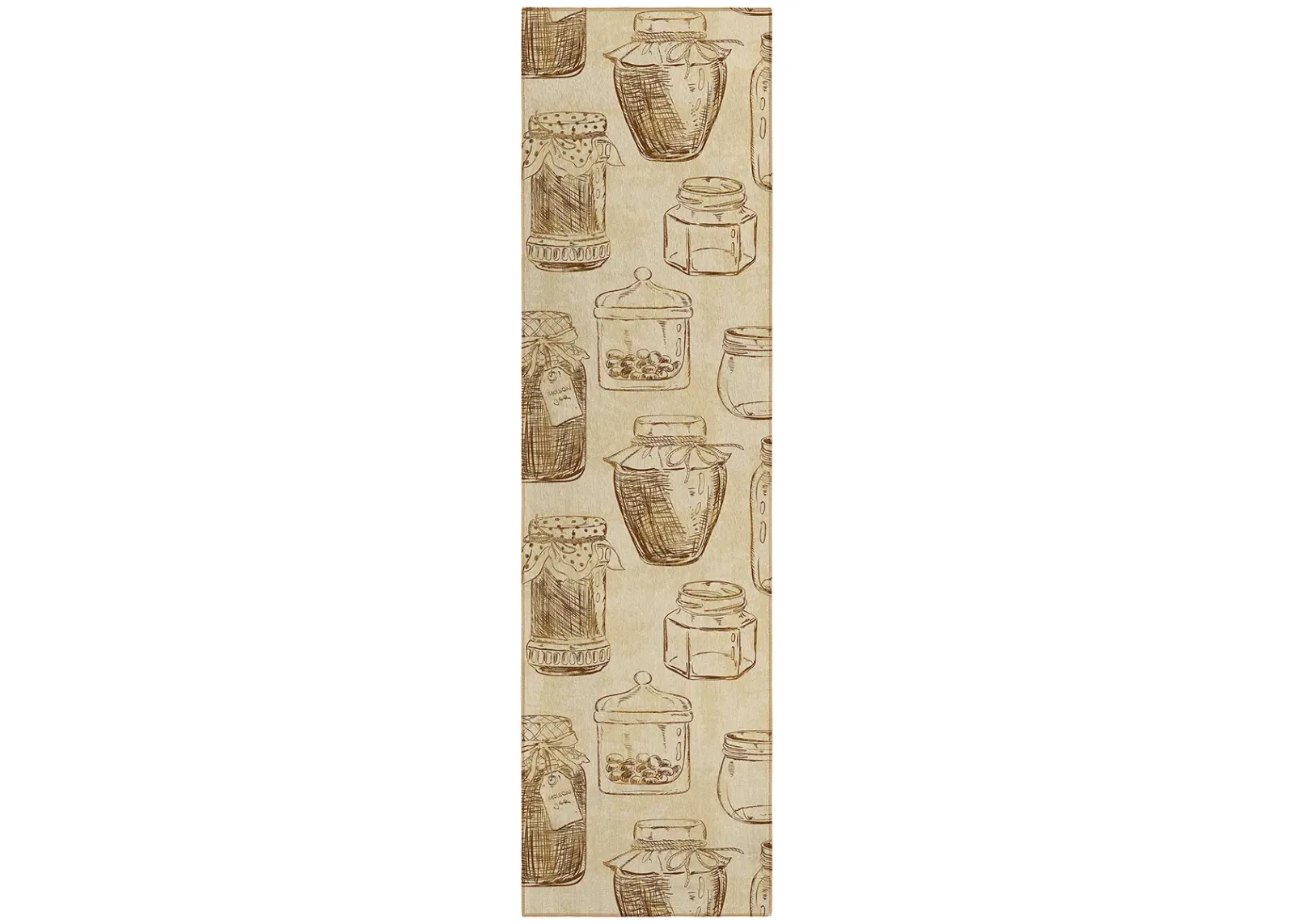 Kendall KE18 Parchment 2'3" x 7'6" Rug