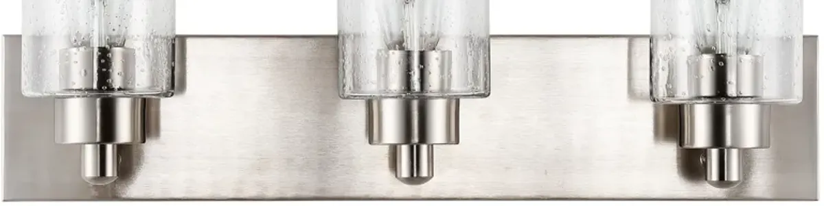 Irving Seeded Glass/Iron Modern Contemporary LED Vanity Light