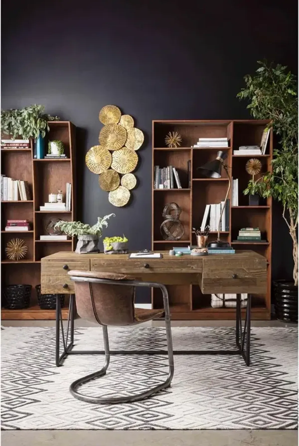 Rustic Orchard Industrial Desk, Belen Kox