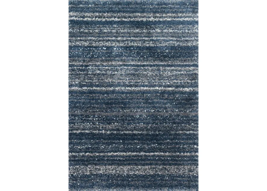 Quincy QC05 Navy/Pewter 3'3" x 6' Rug