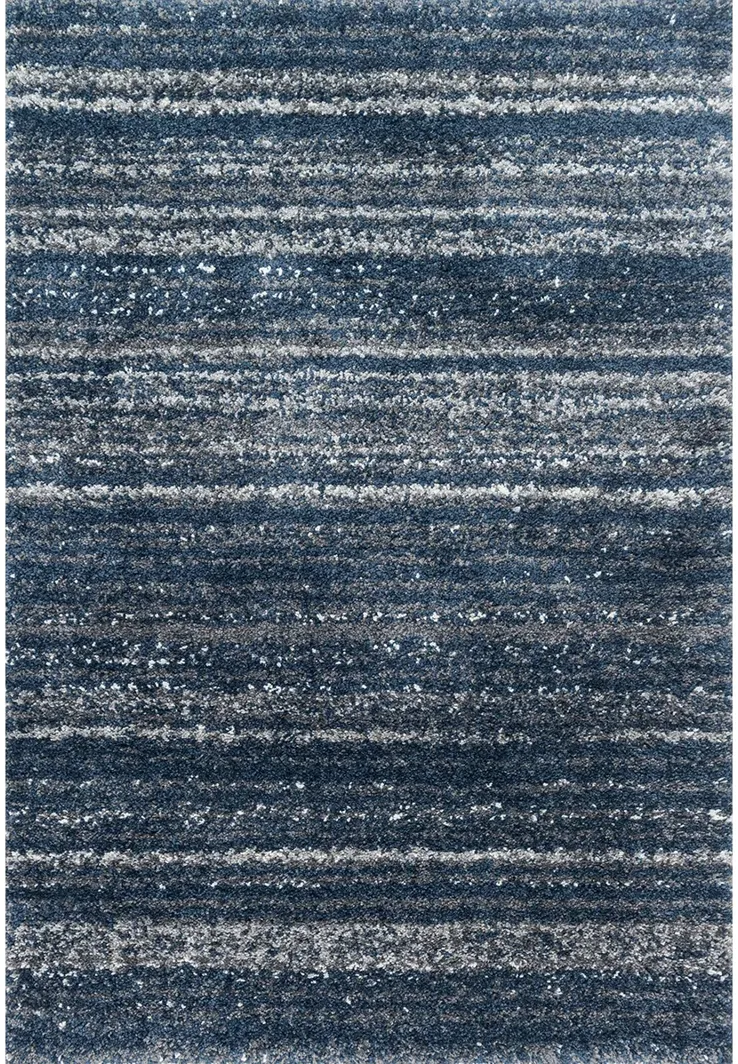 Quincy QC05 Navy/Pewter 3'3" x 6' Rug