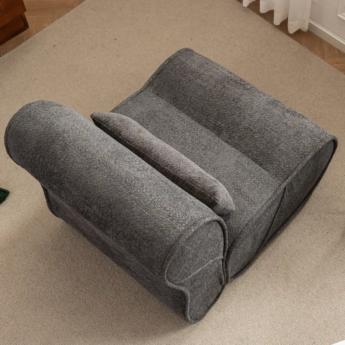 Merax Velvet Single Sofa Recliner Chair