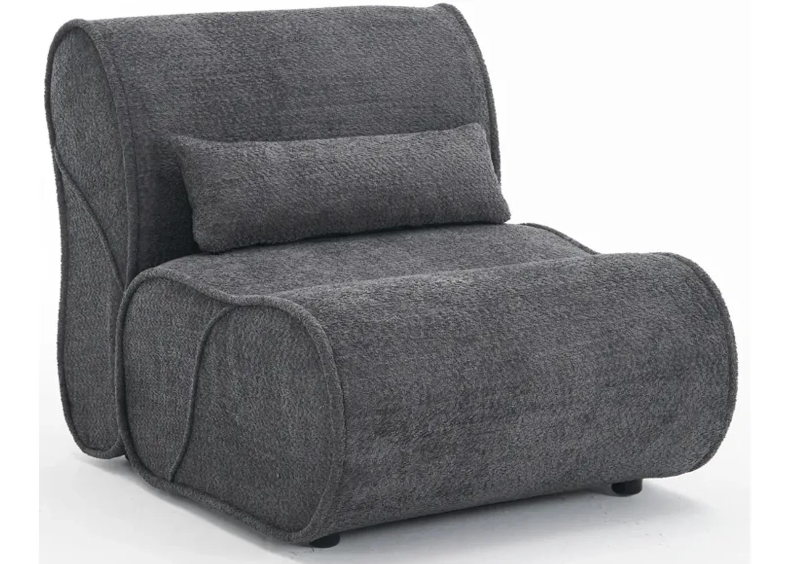 Merax Velvet Single Sofa Recliner Chair