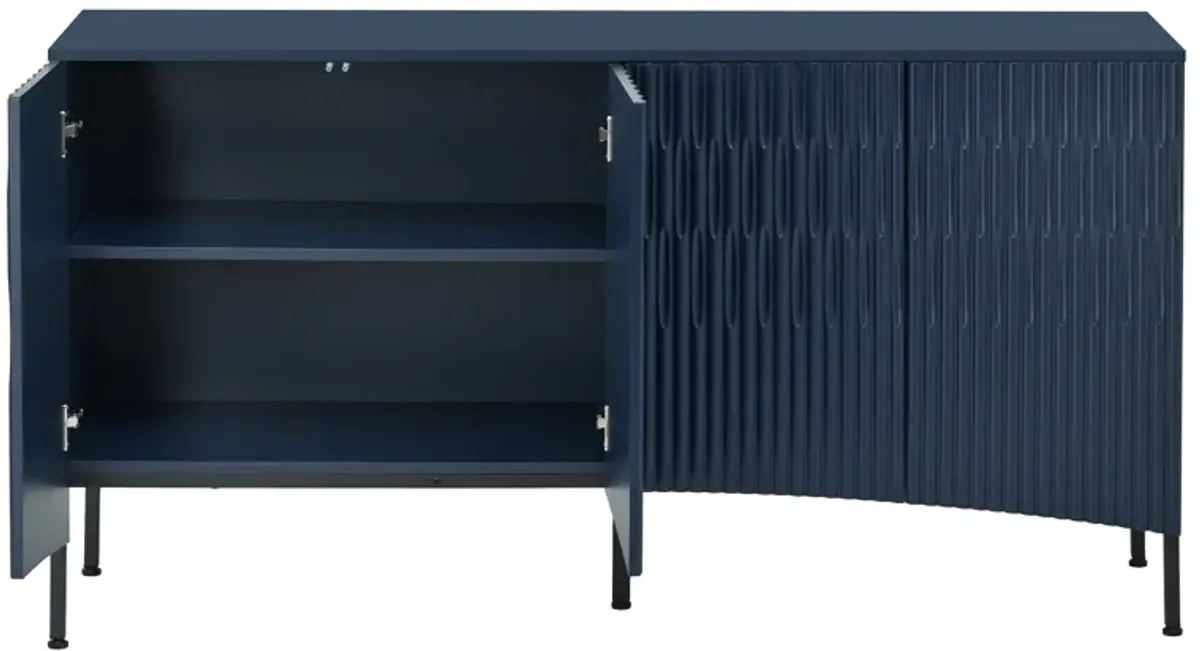 Merax Four-Door Sideboard Storage Cabinet