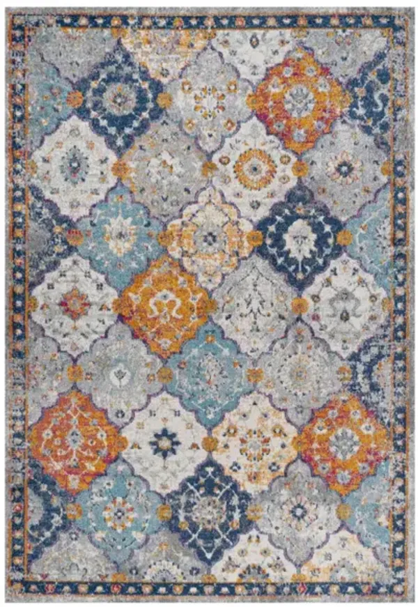 Kirman Bohemian Medallion Area Rug