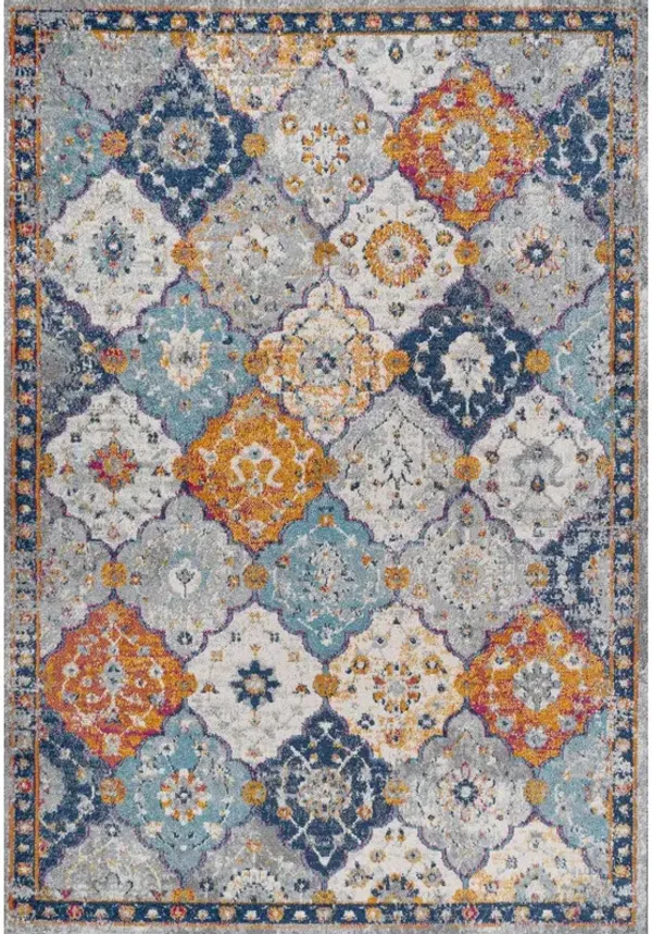 Kirman Bohemian Medallion Area Rug