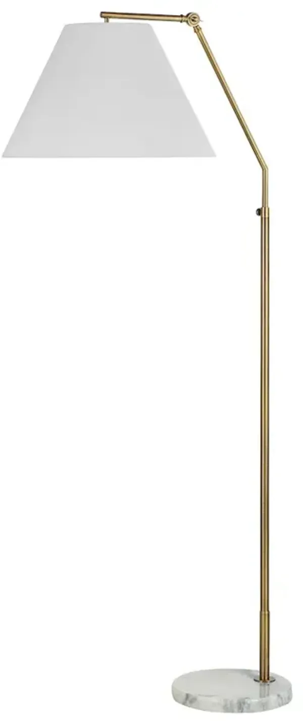 Renwil Claire Floor Lamp In Yellow Color