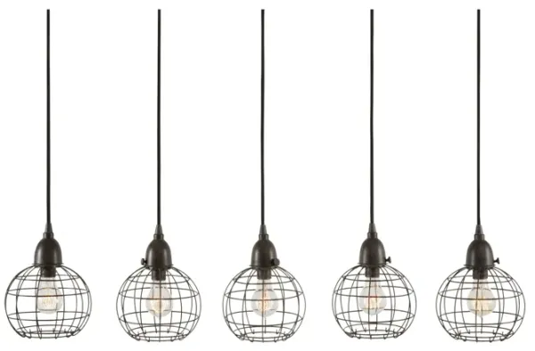 Wire Ball Linear Mini Pendant