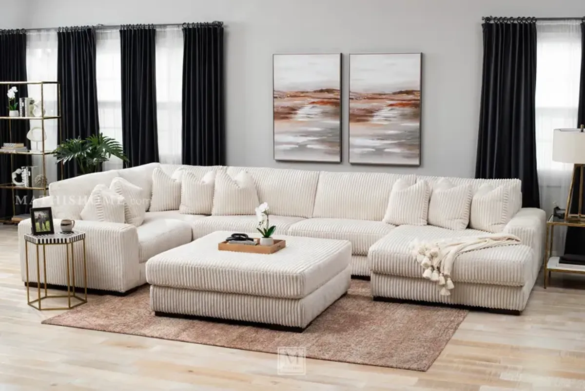 Lindyn Living Room Set in Ivory